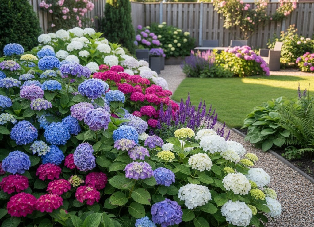 Hoe hortensia’s succesvol in volle grond te planten